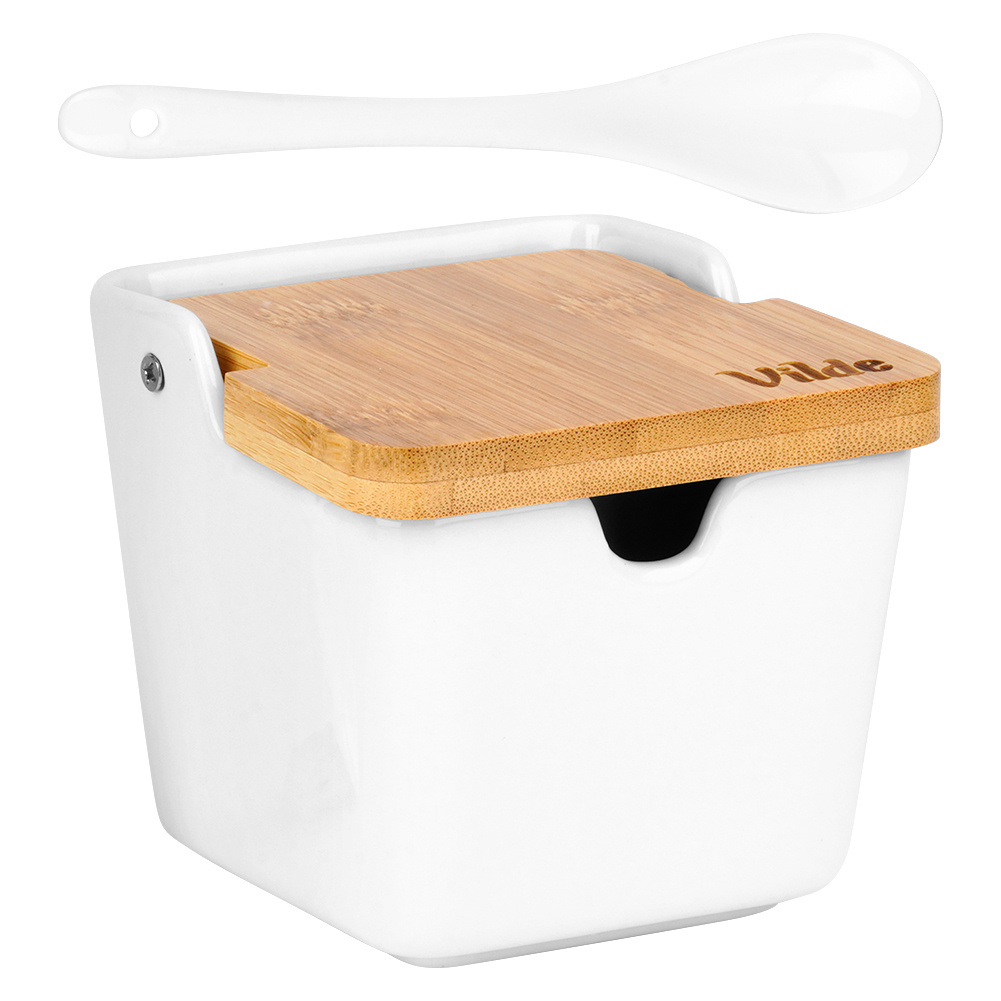 Loading Bol pentru Zahăr din Ceramică Alb - 250 ml