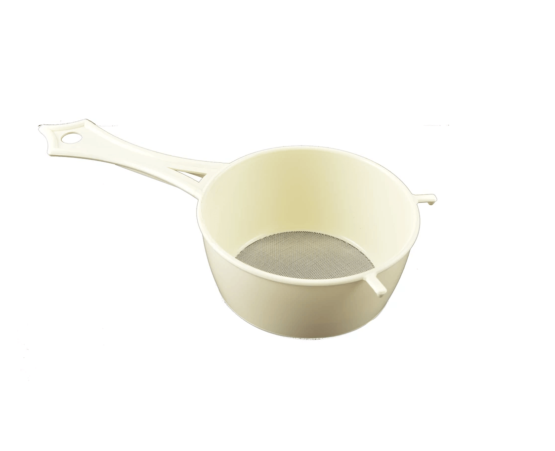 Strecurătoare pentru bucătărie 7cm din plastic crem