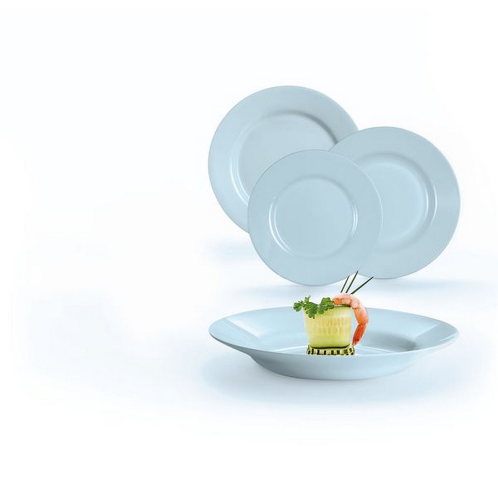 Set de veselă PLUMI – Paradise Blue, 18 piese