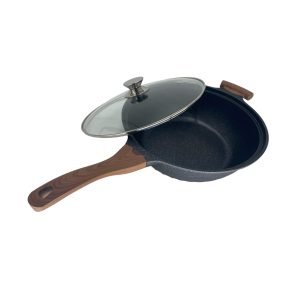 Wok antiaderent cu capac 32cm