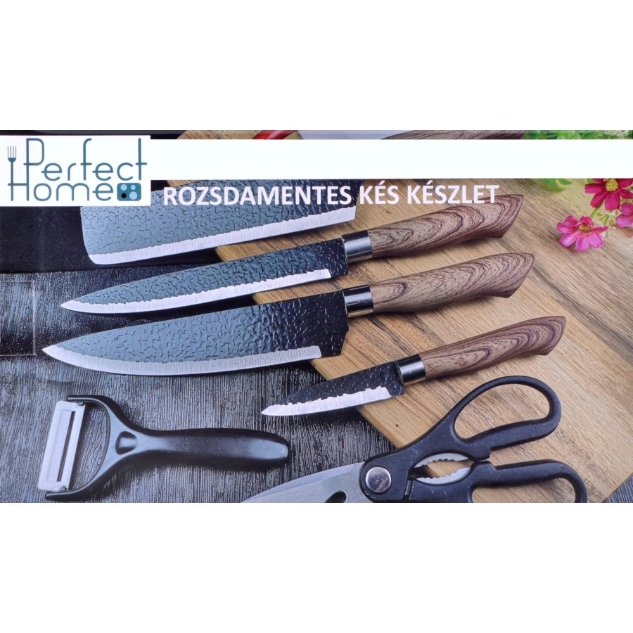 set de cutite, otel inoxidabil, 6 piese