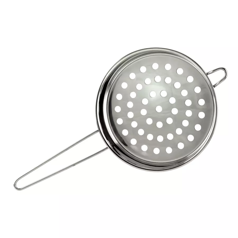 Fier de găluște, perforator de găluște - cu găuri mari, cu mâner, inox