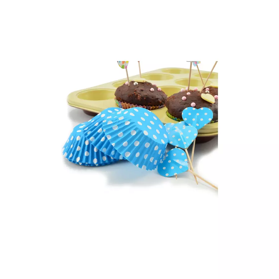 set decorativ pentru brioșe, în diferite culori și modele