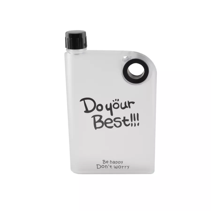 Flacon plat pentru laptop disponibil în 3 culori diferite, capacitate de 380 ml