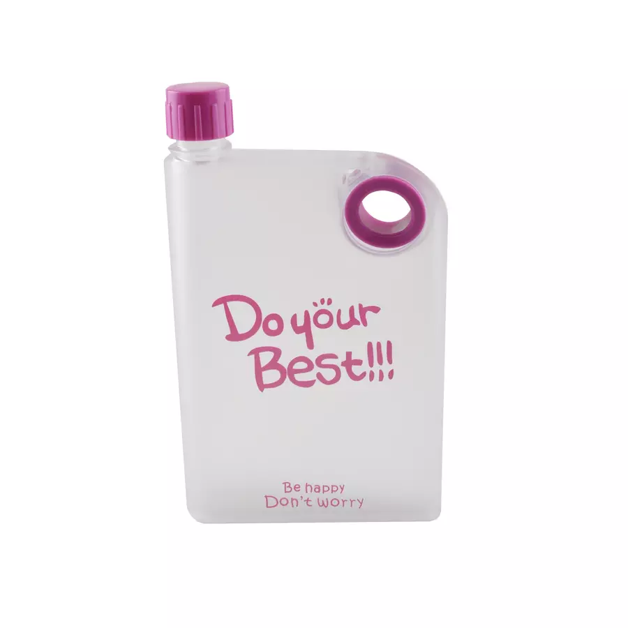 Flacon plat pentru laptop disponibil în 3 culori diferite, capacitate de 380 ml