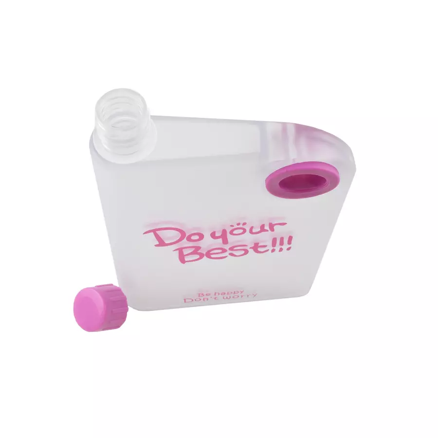 Flacon plat pentru laptop disponibil în 3 culori diferite, capacitate de 380 ml