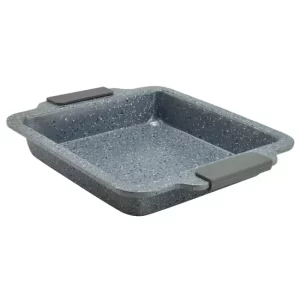 Tavă cu acoperire antiderapantă și mânere din silicon 27x22,5 cm