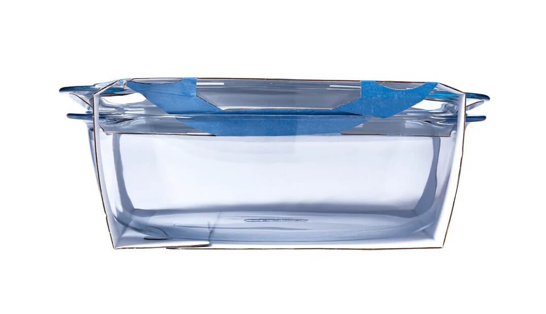 Vas termorezistent oval cu capac 5.8l pyrex irresistible