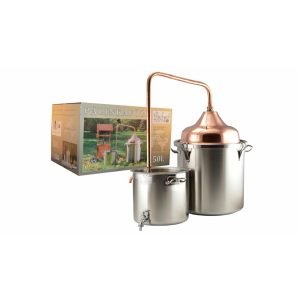 Cazan cupru-inox pentru fiert tuica 50l