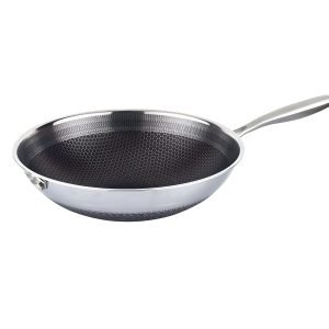 Wok din oțel inoxidabil 28cm