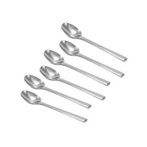 Set de lingurițe pentru moccaccino - evantaș pentru cafea