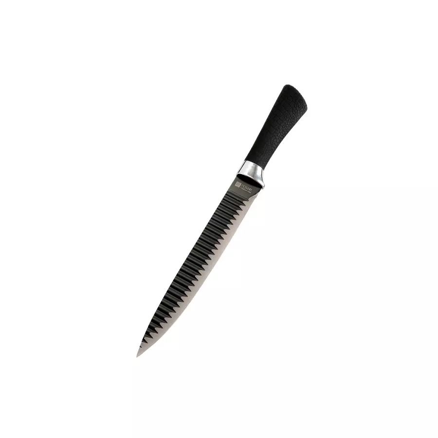 Cuțit de bucătărie din oțel inoxidabil cu mâner din plastic 33 cm