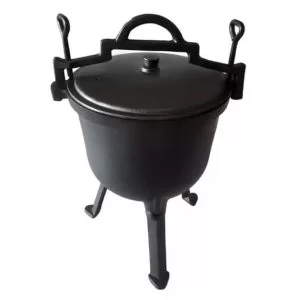 Ceaun de vânătoare din fontă de 10 litri