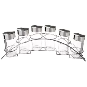 Suport pentru condimente orion cu stand arcuit, 6 bucăți