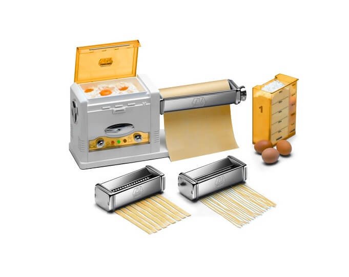 Marcato pasta fresca mașină electrică pentru paste și frământari cu 3 forme
