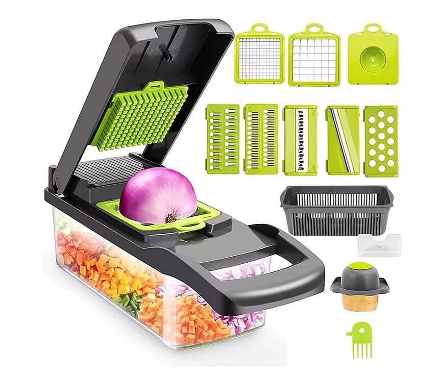 Razatoare reglabila, multifunctionala pentru legume și fructe 12 in 1