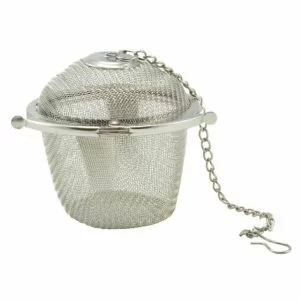 Bilă pentru condimente și filtru de ceai din oțel inoxidabil, 6,5 cm