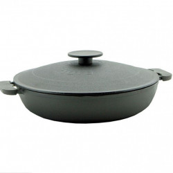 Cratita fonta cu capac 40cm