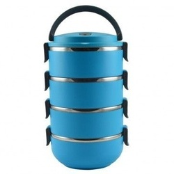 Sufertas inox cu 4 cuve albastre