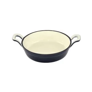 Mini grill pan emailat din fontă turnată