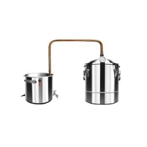 Cazan cupru-inox pentru fiert tuica 34l