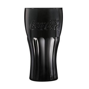 Pahar sticla coca-cola negru 370ml