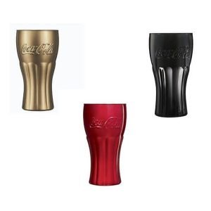 set pahar sticla coca-cola 370ml