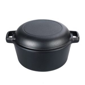 Cratita fonta cu capac fonta 26cm