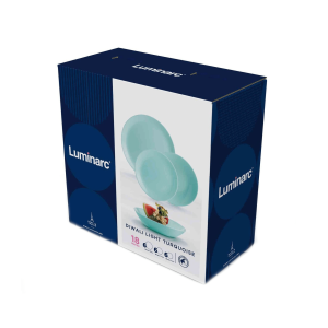 set serviciu masa 18buc. diwali light turquoise