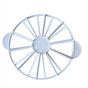 Cutter de tort din plastic, dublu face, alb 32.5x26.5x2.8 cm