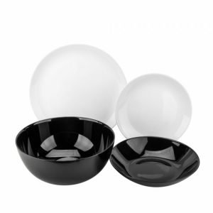 Luminarc diwali alb negru 19 bucati