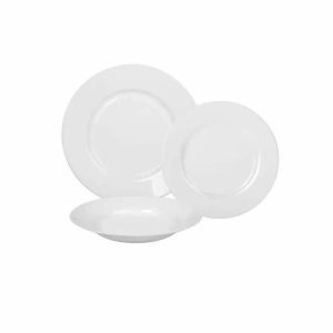 Serviciu de masa luminarc plumi 18 piese alb