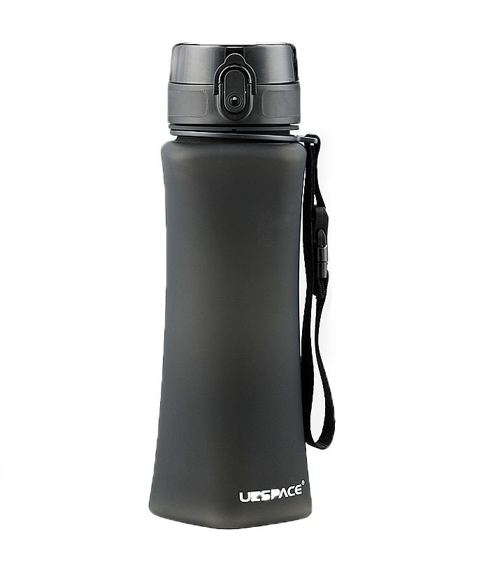Sticla apă slim uzspace tritan, fără bpa cu capac 700ml negru