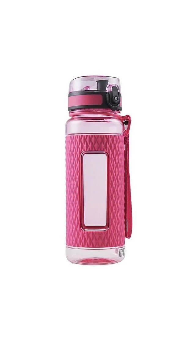 Sticla apă uzspace sport tritan, fără bpa cu capac 800ml roz
