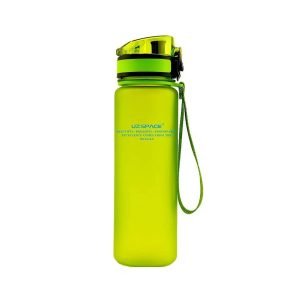 Sticla apă uzspace tritan, fără bpa cu capac 650ml verde lamaie