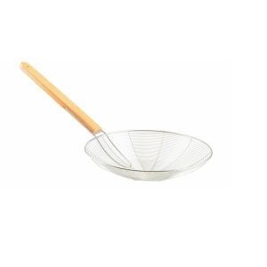 Sita inox de scos carne,jumari maner lemn