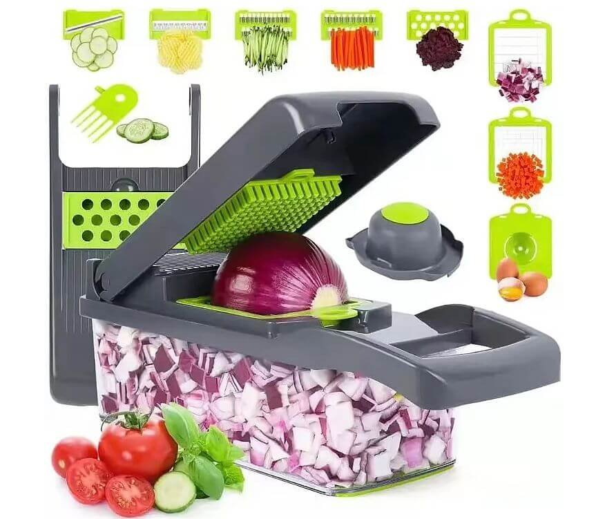 Razatoare reglabila, multifunctionala pentru legume și fructe 12 in 1