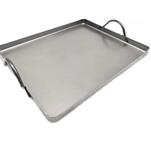 Tava din oțel lustruit de 40x40 cm
