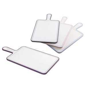 Tocator din plastic anti-alunecare cu maner - mare - 40x21cm