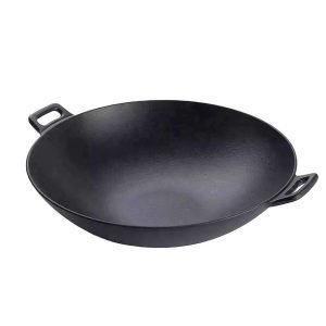Wok din fontă de dimensiuni mari, 50cm