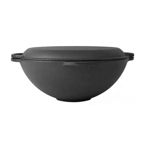 Wok 3 în 1 cu capac și grătar abur – inox, 32 cm