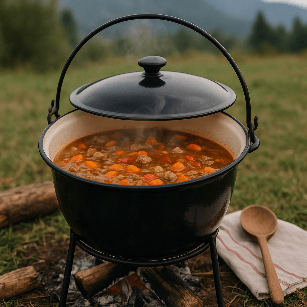 De ce merită să gătești în ceaun de fontă emailat – Gust autentic și durabilitate în 16 litri de savoare