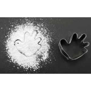 Formă de Decupaj din Oțel Inoxidabil ,  Porumbel și Mână