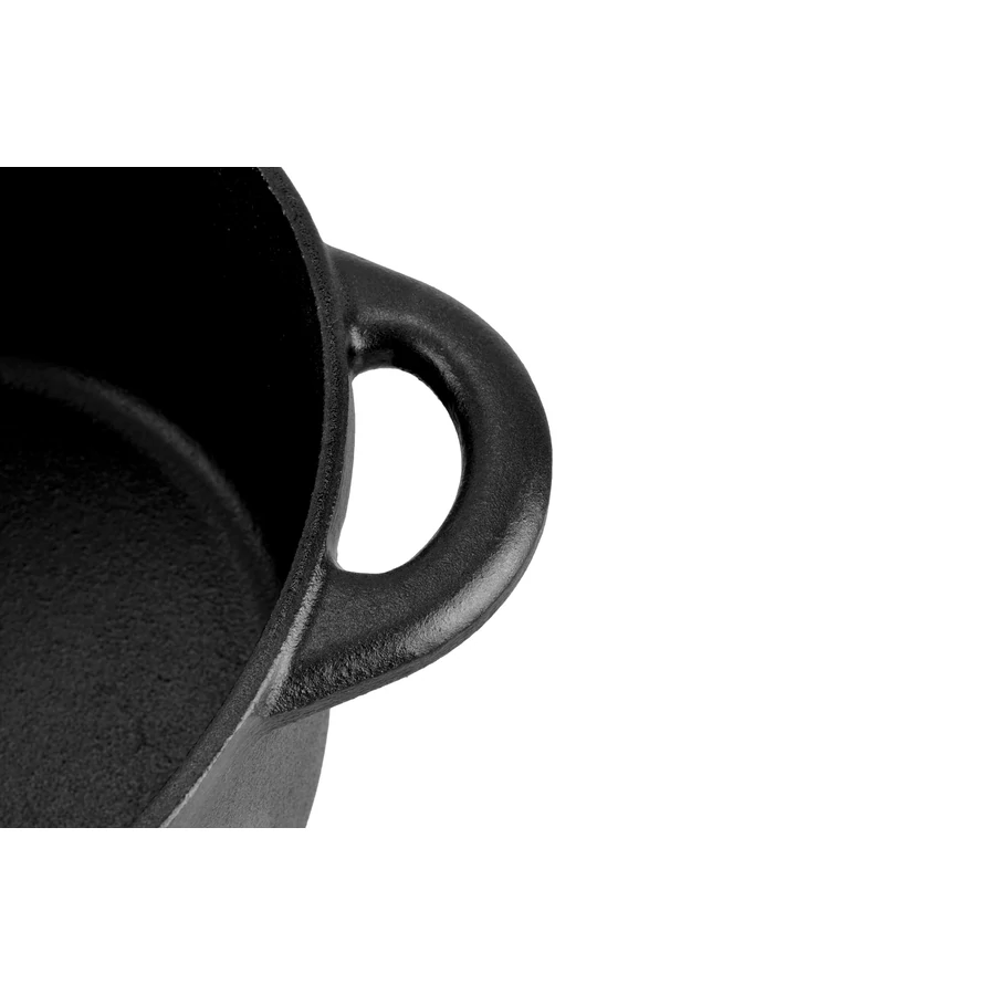 Cratiță din fontă – 26 cm, 5 litri, cu mânere curbate