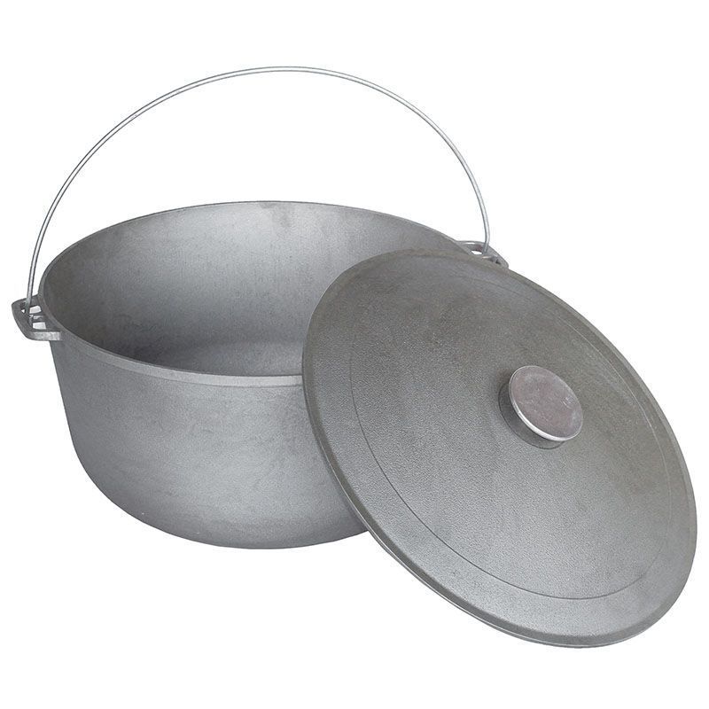 Ceaun fonta cu capac fonta 20l