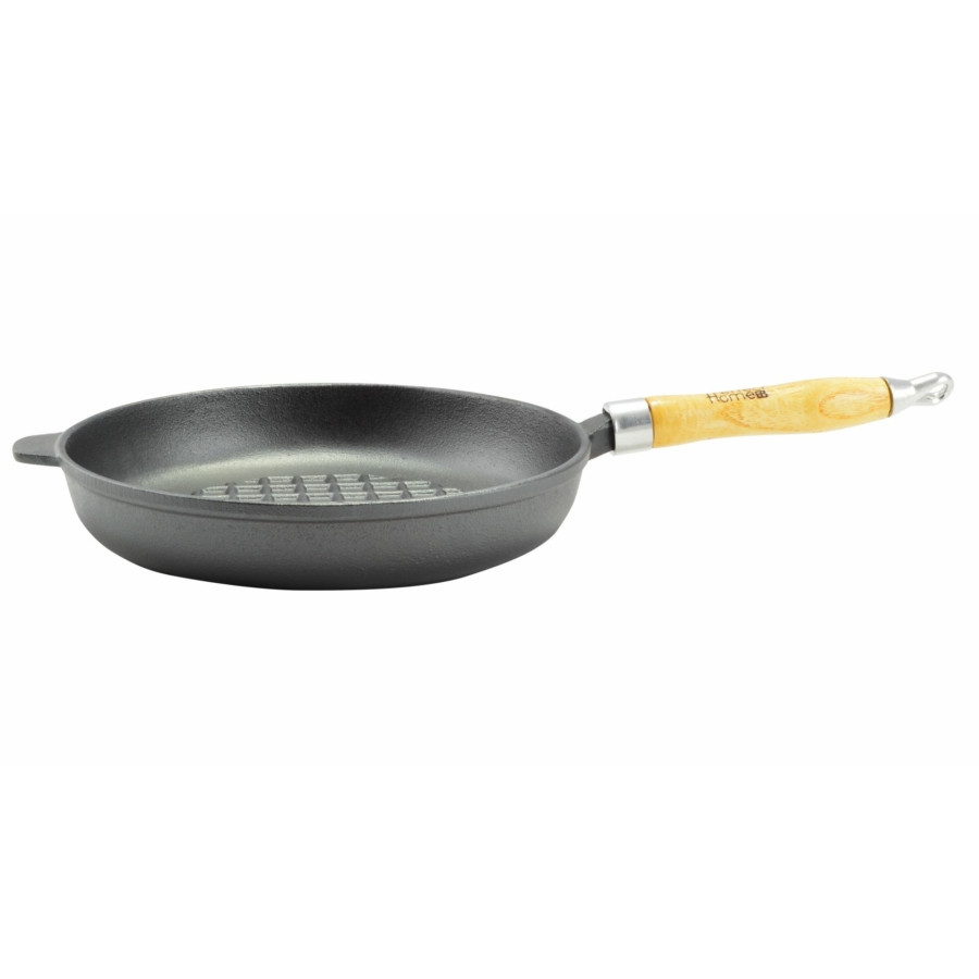 Tigaie grill din fontă 24 cm