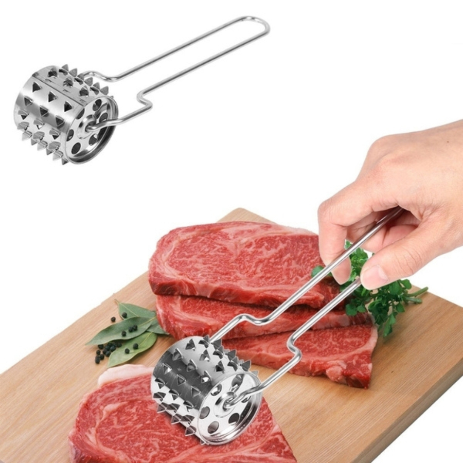 Aparat  pentru fragezit carne, din otel inoxidabil, 20,5cm