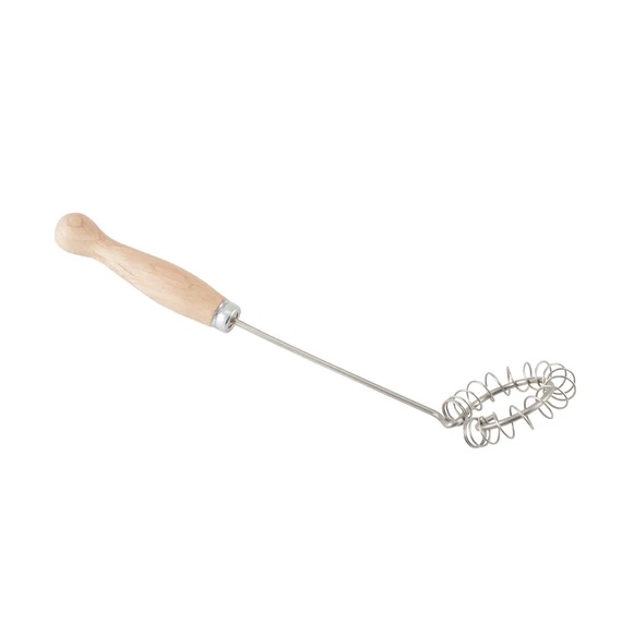Bata de cocktail Agitator din metal si lemn, 26,5 cm
