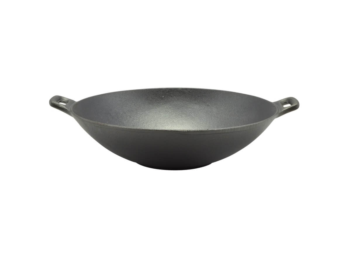 Loading Wok mare din fontă – 36,6 cm