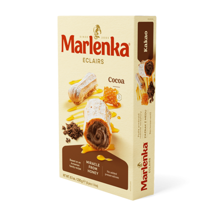 Ecler Marlenka cu Miere și Cacao – 230 g, desert fără conservanți
